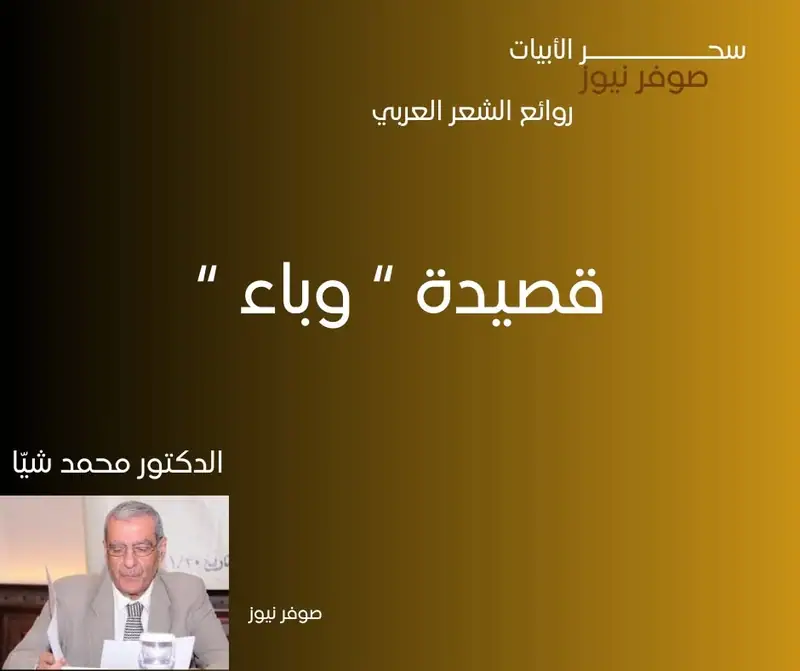 قصيدة وباء من "سحــــر الأبيات" تنشر للمرة الاولى
