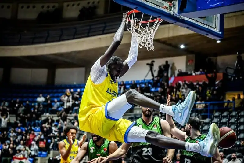 فوز الرياضي بيروت على نادي الدفاع الجوي العراقي بنتيجة 94-79 ضمن اياب بطولة وصل غرب اسيا.