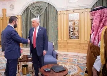 الصور الأولى لاجتماع ترامب والشرع بضيافة الأمير محمد بن سلمان