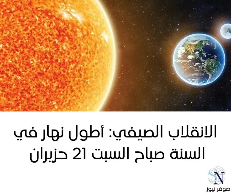 🔵 صوفر نيوز | الانقلاب الصيفي: أطول نهار في السنة صباح السبت 21 حزيران