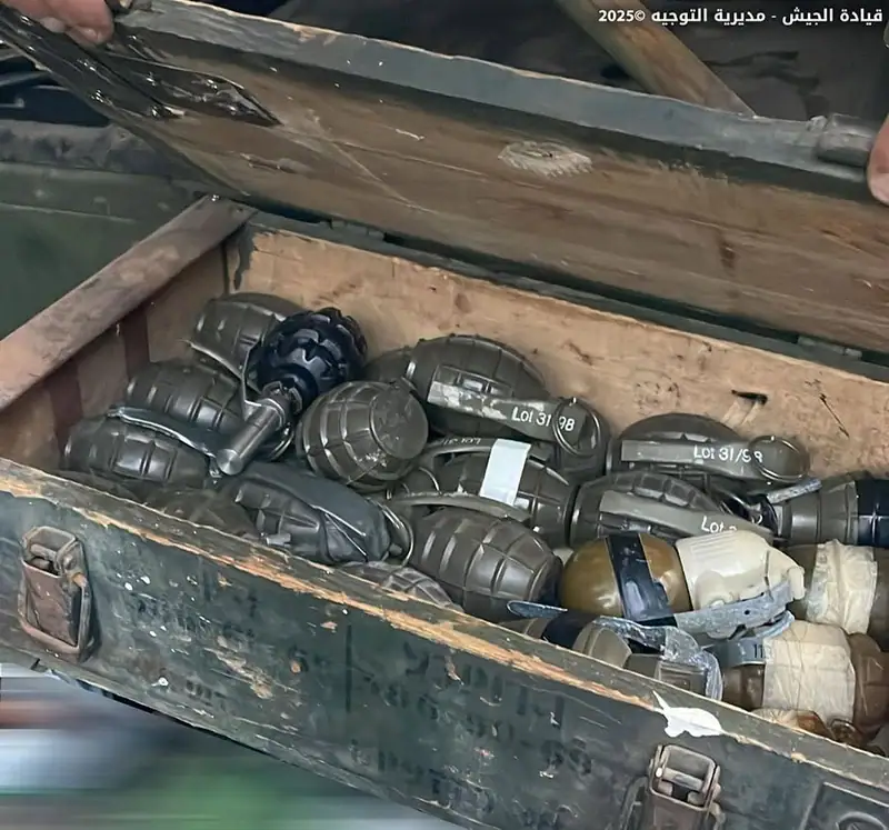 بتاريخ ٢٠٢٥/٩/٢١ وبعد توافر معلومات حول عصابة تعمل بالاتجار بالأسلحة