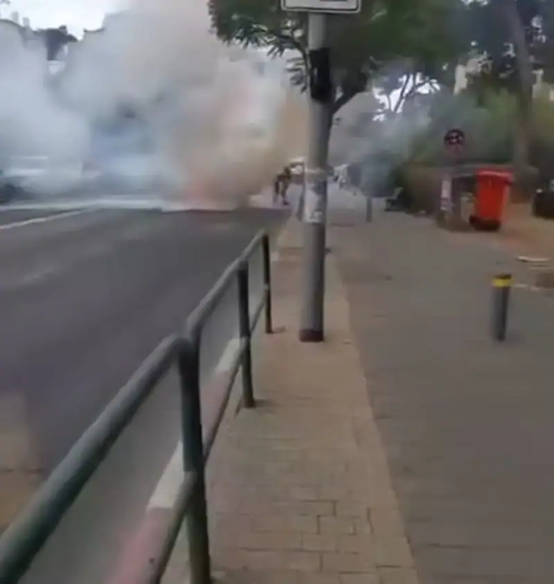 انفجار مركبة في شارع "لاغوارديا" في تل أبيب