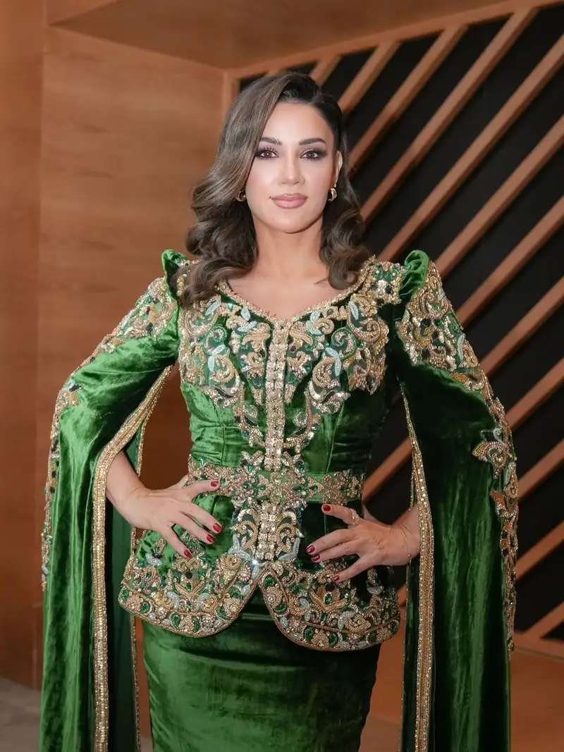 ديانا حداد بالأخضر في أحدث حفلاتها بالسعودية