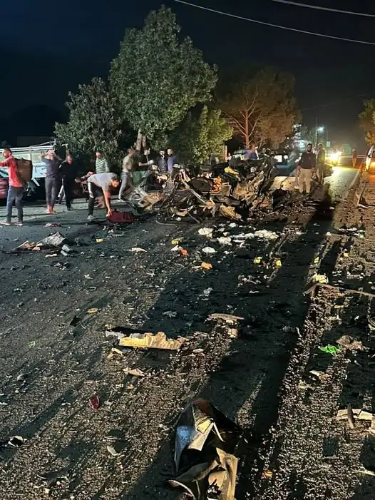 فيديو من موقع استهداف سيارة عند مدخل بلدة فرون - جنوب لبنان ومعلومات عن سقوط إصابات