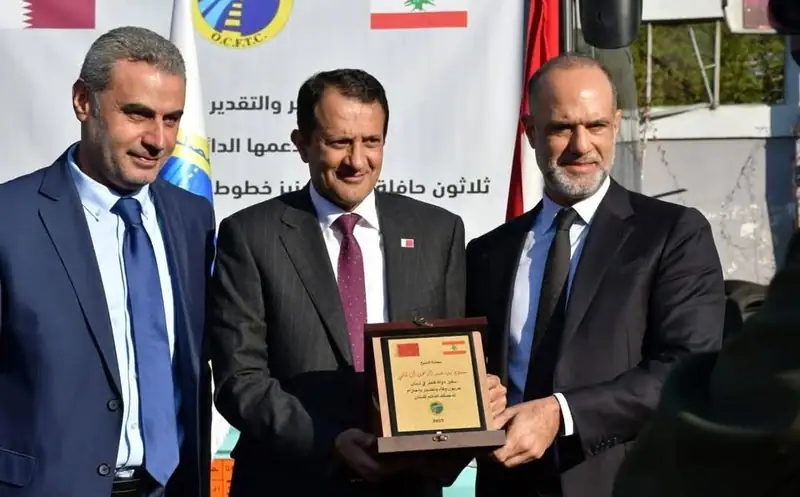 قدّمت دولة قطر هبةً للدولة اللبنانية لصالح وزارة الأشغال العامة والنقل