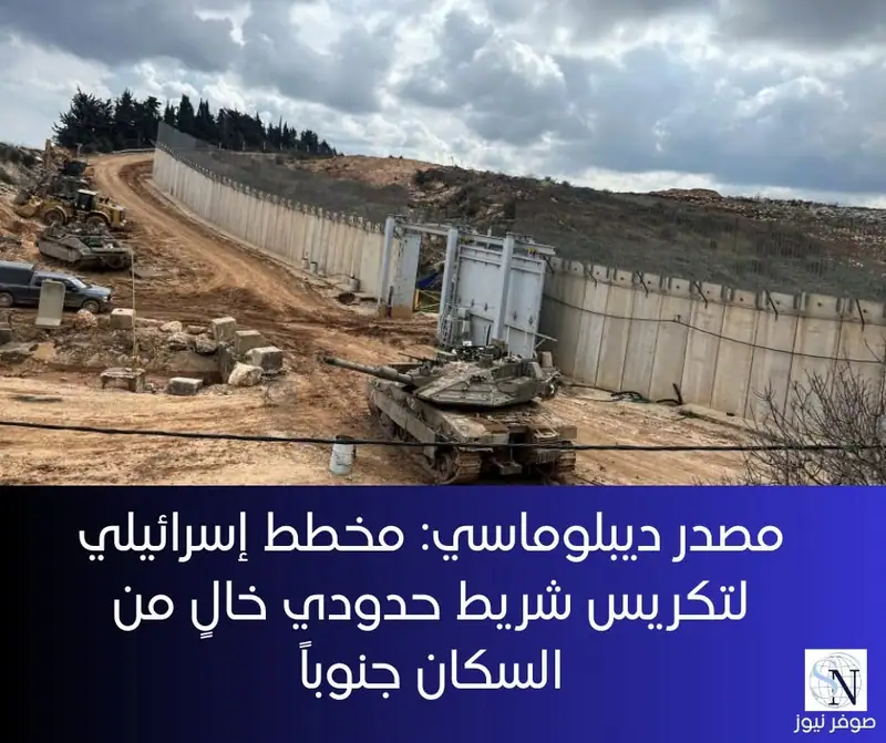 مصدر ديبلوماسي: مخطط إسرائيلي لتكريس شريط حدودي خالٍ من السكان جنوباً