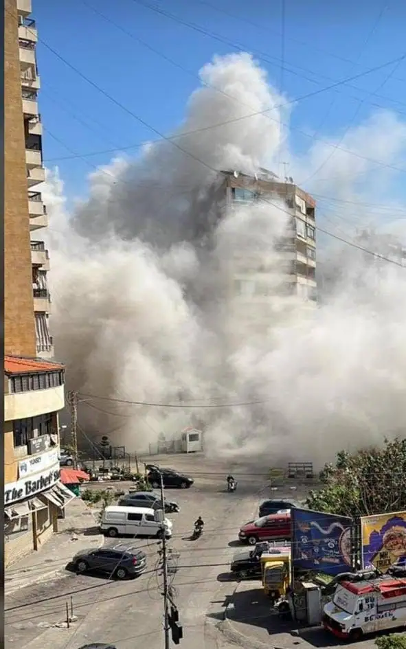 غارة ثانية تستهدف الضاحية الجنوبية لبيروت