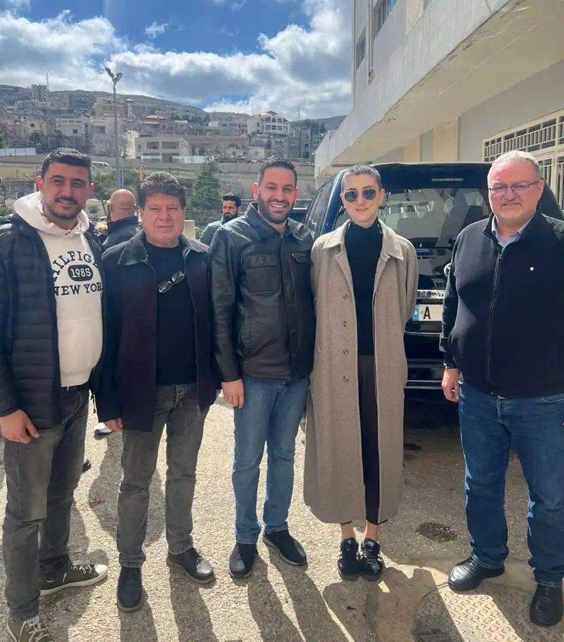 داليا جنبلاط تتفقد مراكز الإيواء في منطقة الجرد