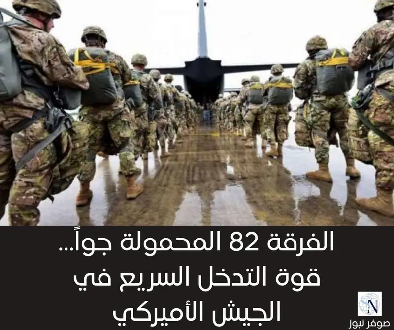 الفرقة 82 المحمولة جواً… قوة التدخل السريع في الجيش الأميركي