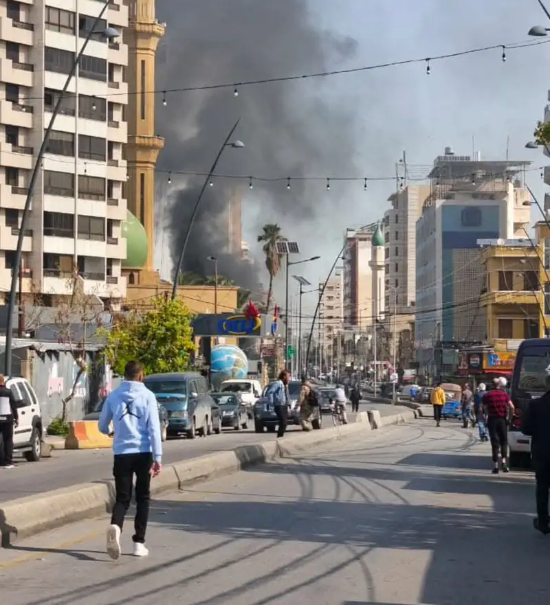 غارات على مدينة صيدا جنوبي لبنان