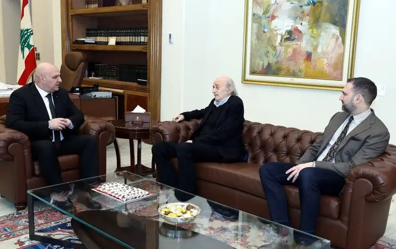 الرئيس جوزاف عون استقبل الرئيس السابق للحزب التقدمي الاشتراكي وليد جنبلاط