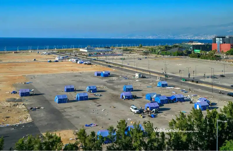 إزالة جميع الخيم في منطقة البيال وتأمين انتقال من تبقّى من النازحين إلى مراكز الإيواء