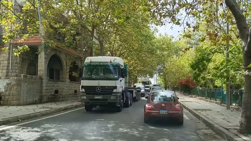 زحمة سير خانقة في صوفر